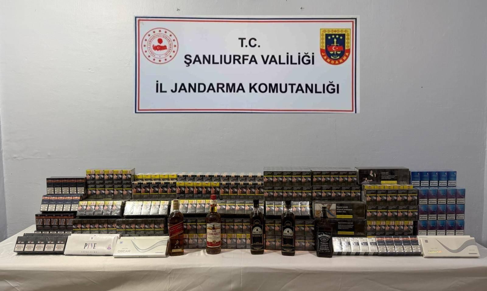 VİRANŞEHİR’DE KAÇAK TÜTÜN VE ALKOL OPERASYONU