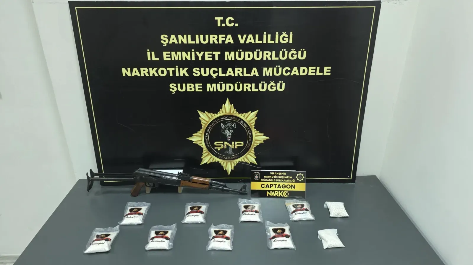 VİRANŞEHİR’DE NARKO OPERASYON: 9 BİN CAPTAGON ELE GEÇİRİLDİ