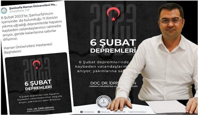 Başhekim Kırhan’dan 6 Şubat Depremi Mesajı