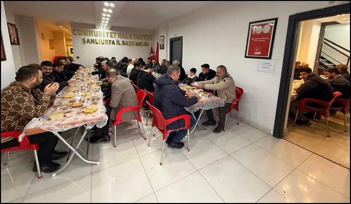 CHP Şanlıurfa’da İftar Programı Büyük Coşku ve Yoğun Katılımla Devam Ediyor