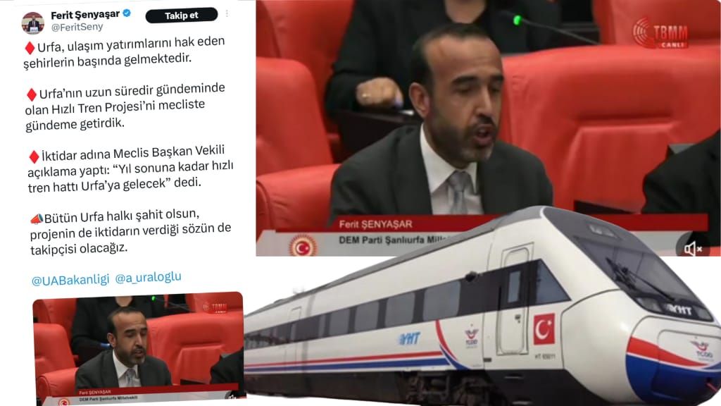 Ferit Şenyaşar: “Hızlı Tren Sözünün Takipçisi Olacağız”