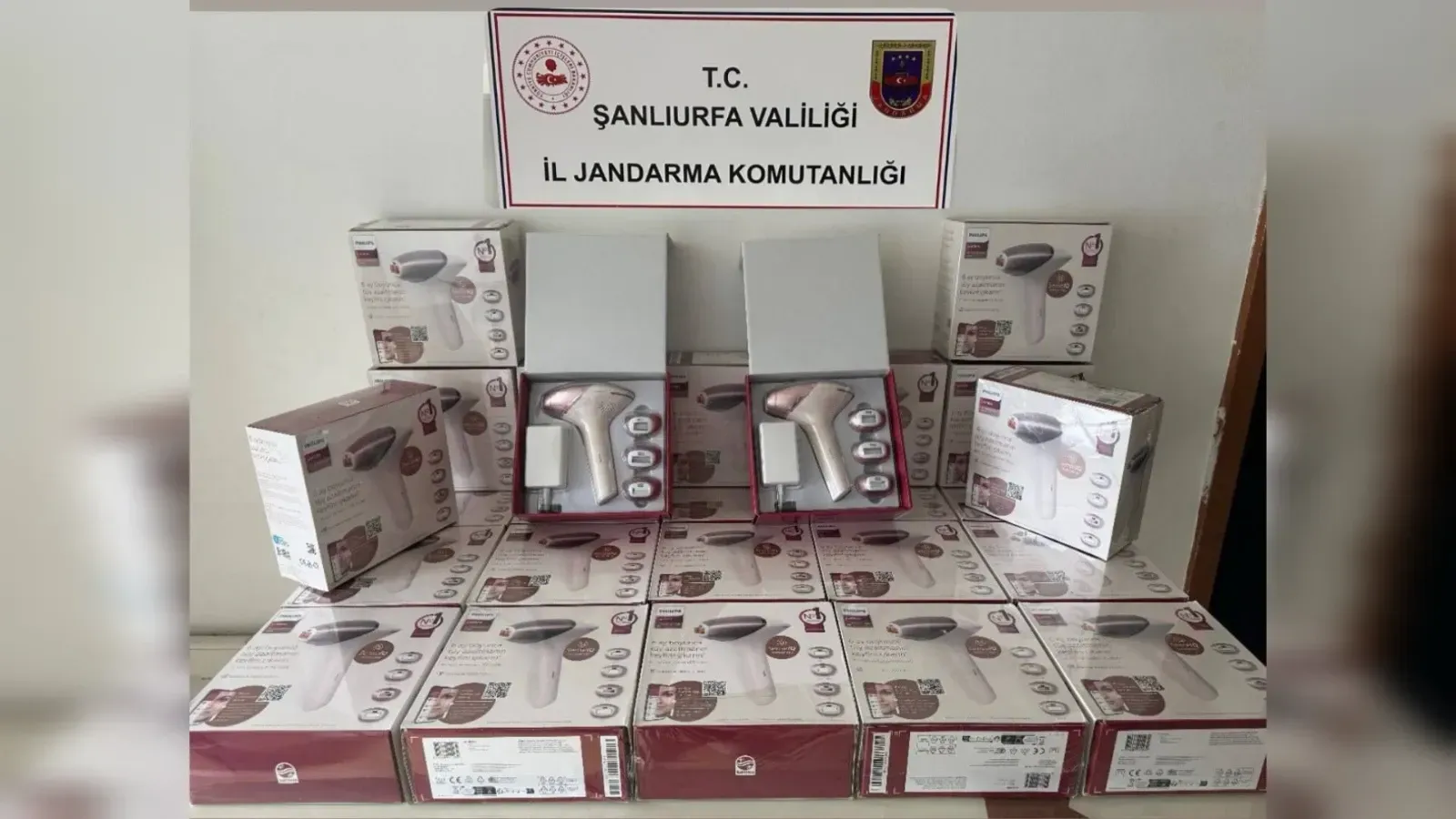 Şanlıurfa’da 1 Milyon 200 Bin Lira Değerinde Kaçak Epilasyon Cihazı Ele Geçirildi