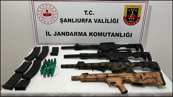 Suruç Ve Akçakale’de Ruhsatsız Silah Operasyonu