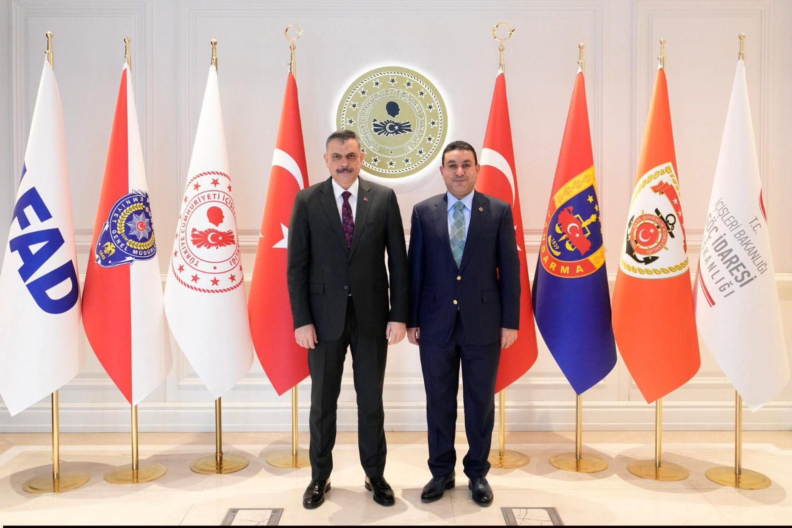 Başkan Özyavuz,İçişleri Bakanı Mustafa Çiftçi’yi Ziyaret Etti