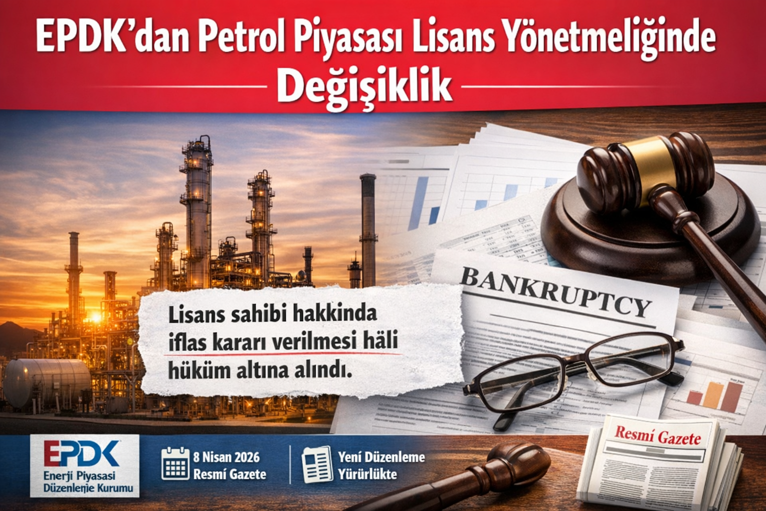 EPDK’dan Petrol Piyasası Lisans Yönetmeliğinde Değişiklik