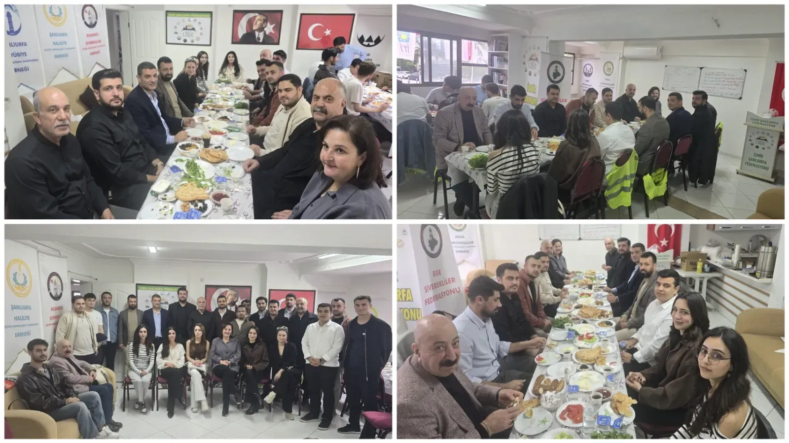 İZMİR’DE ŞANLIURFALI HUKUKÇULAR AYNI ÇATIDA BULUŞTU