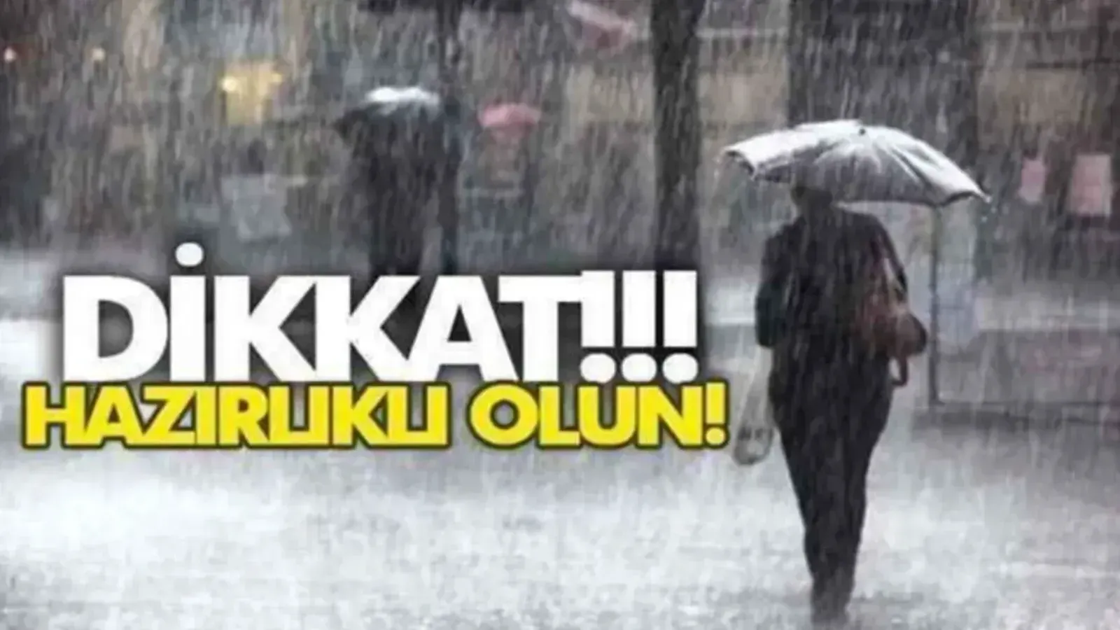 Şanlıurfa’da Kuvvetli Sağanak Yağış Uyarısı