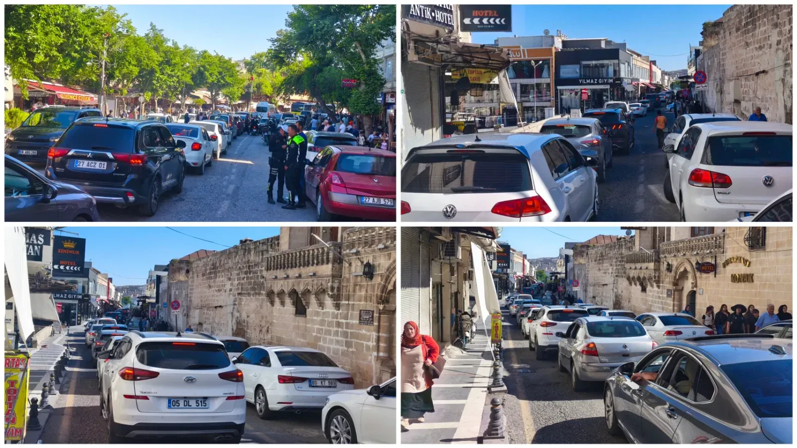 Bayram Trafiği Şanlıurfa’yı Kilitledi: Balıklıgöl Yolunda Metrelerce Araç Kuyruğu