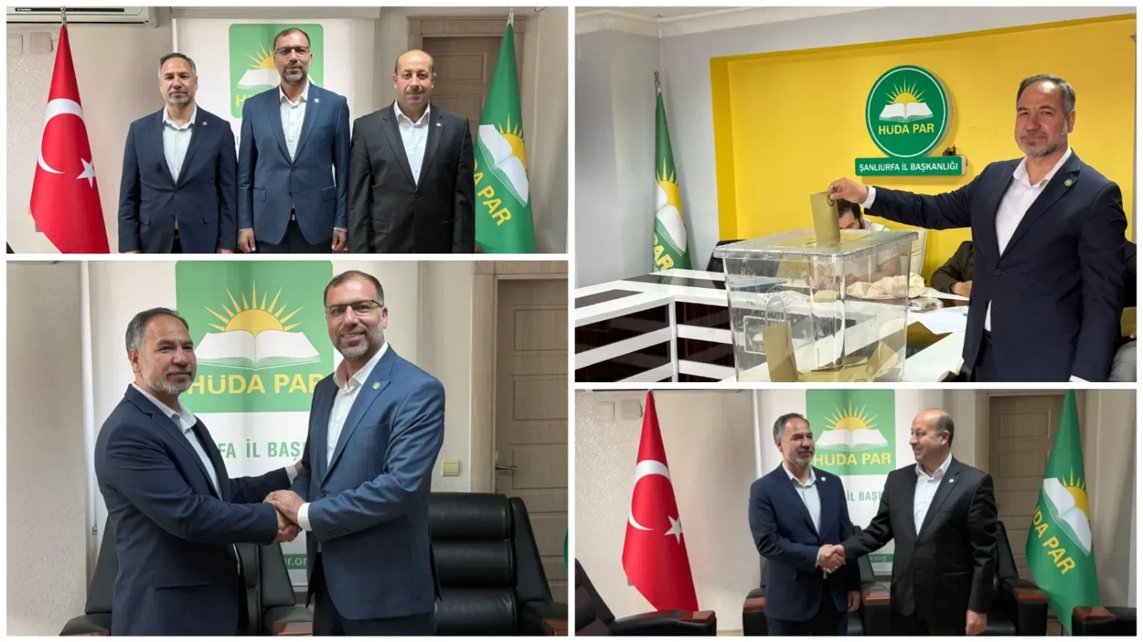 HÜDA PAR Haliliye İlçe Başkanlığı’nda görev değişimi