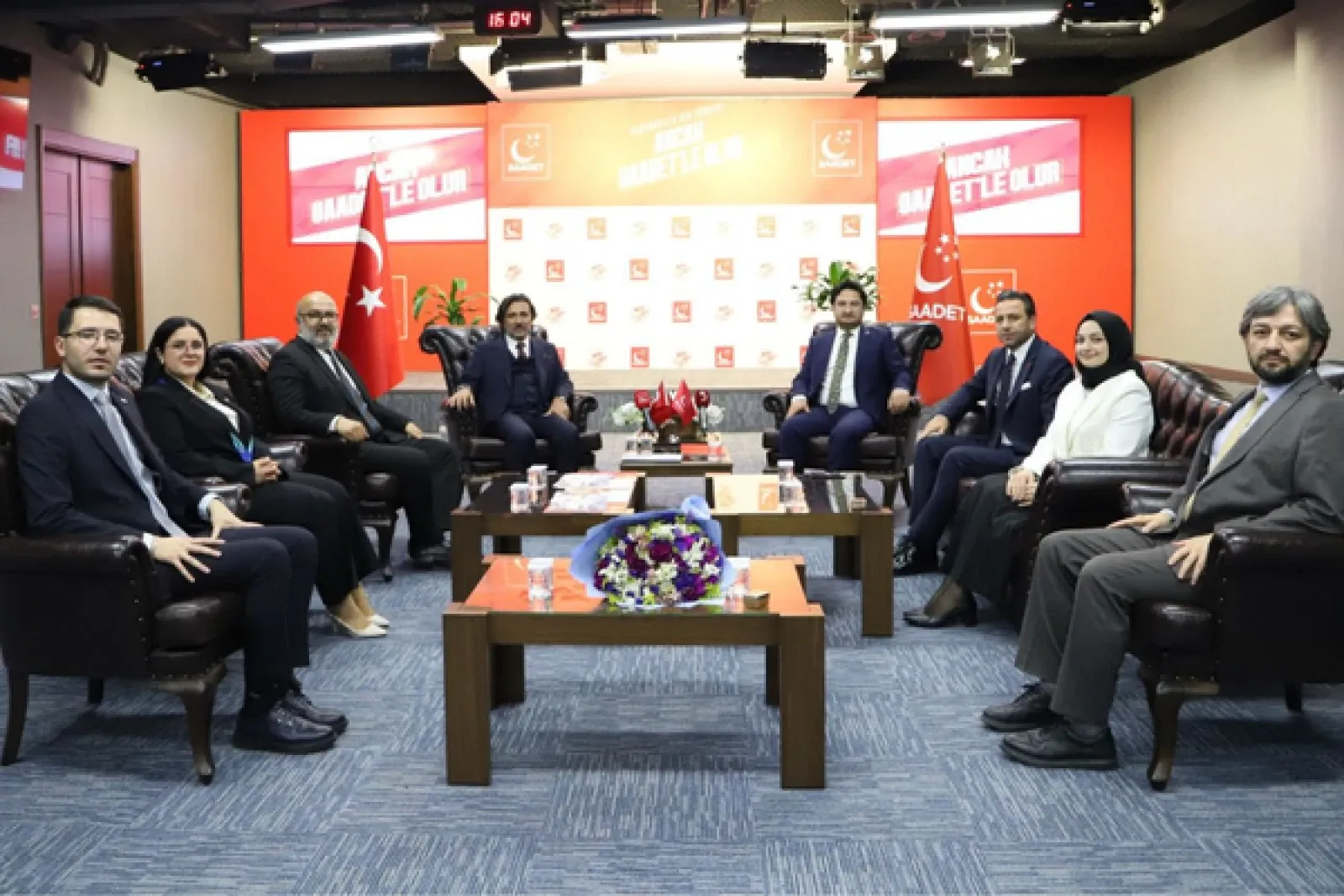 Saadet Partisi’nde bayramlaşma programı gerçekleşti