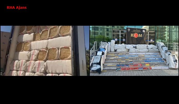 Şanlıurfa’da 3,5 Milyon Liralık Kaçak Sigara Ele Geçirildi