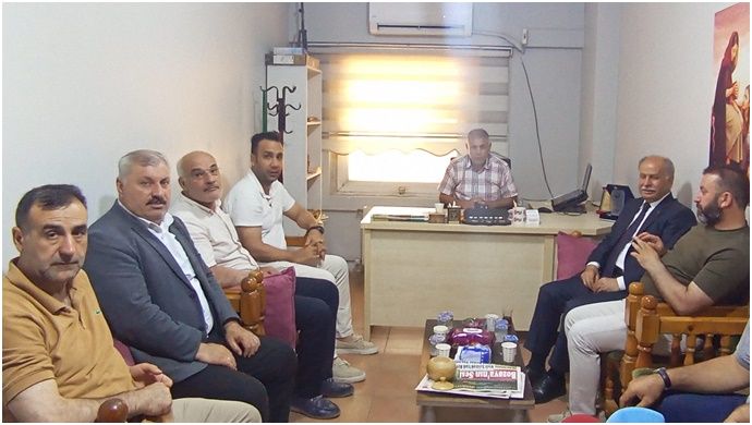 DEVA Partisi İl ve İlçe Teşkilatından RHA Ajans ve Bozova’nın Sesi Gazetesi’ne Ziyaret
