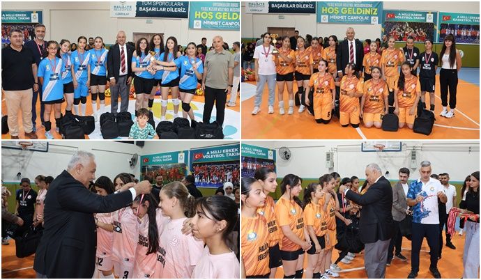 Genç Sporcular Haliliye’de Voleybol Coşkusu Yaşadı