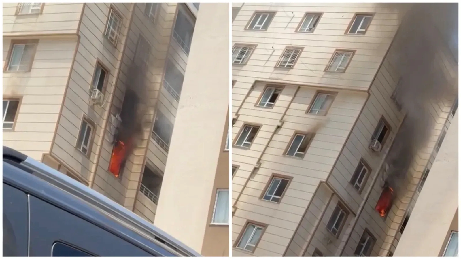 Haliliye’de 6 Katlı Binada Korkutan Yangın: 3. Katta Alevler Paniğe Neden Oldu