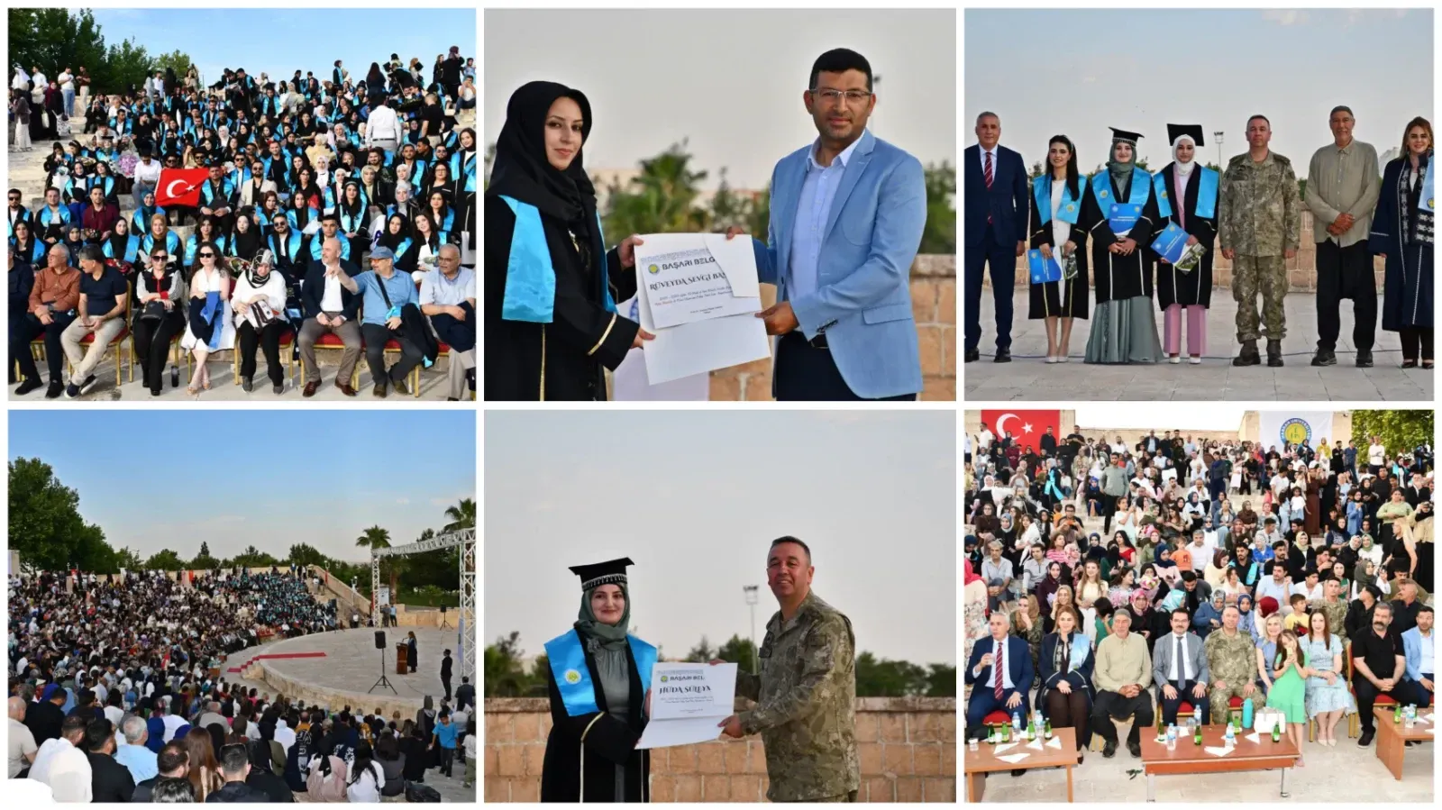 Harran Üniversitesi İİBF’de Mezuniyet Coşkusu: Öğrenciler Keplerini Gökyüzüne Bıraktı