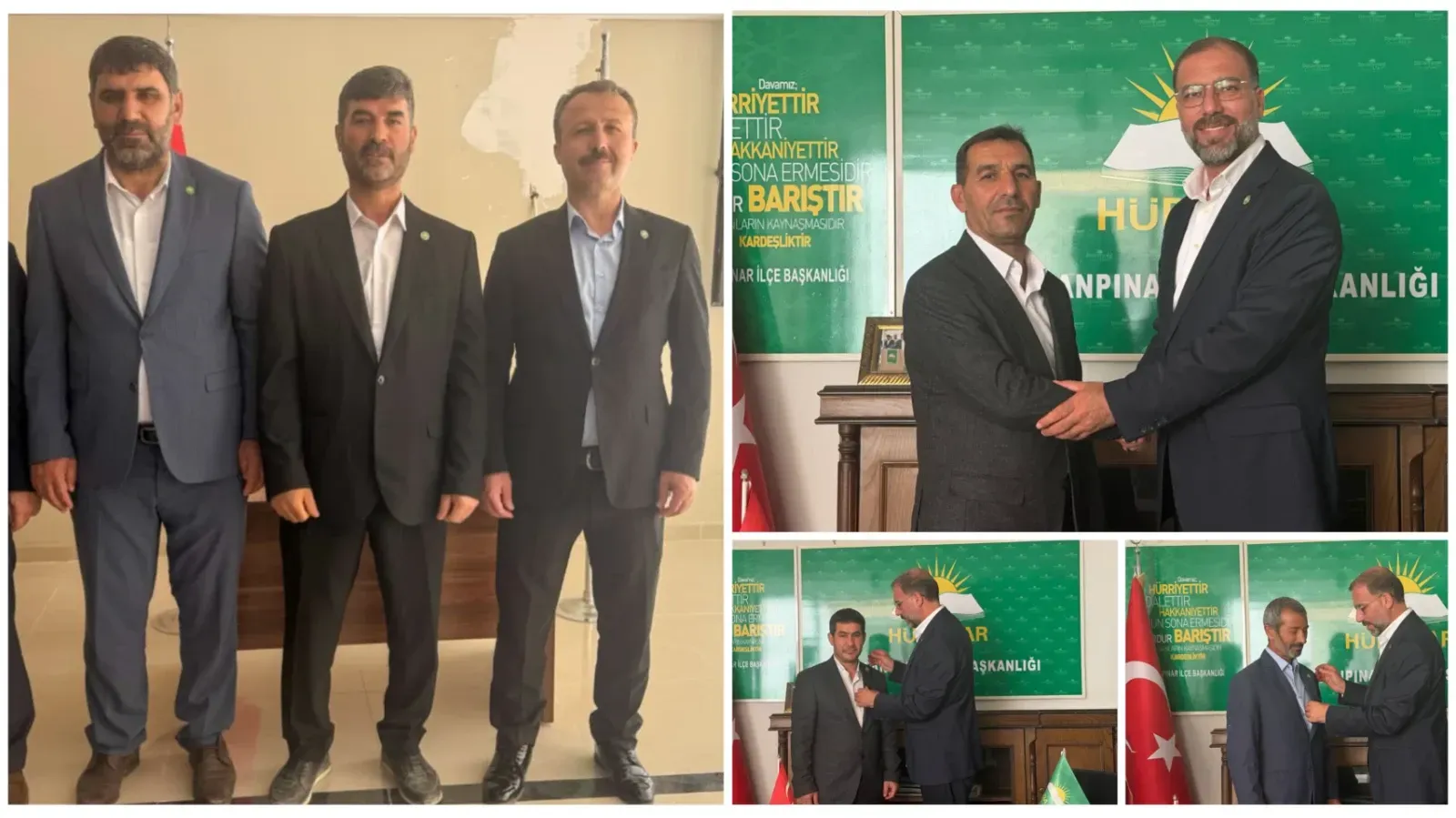 HÜDA PAR Birecik ve Ceylanpınar’da Başkanlar Güven Tazeledi