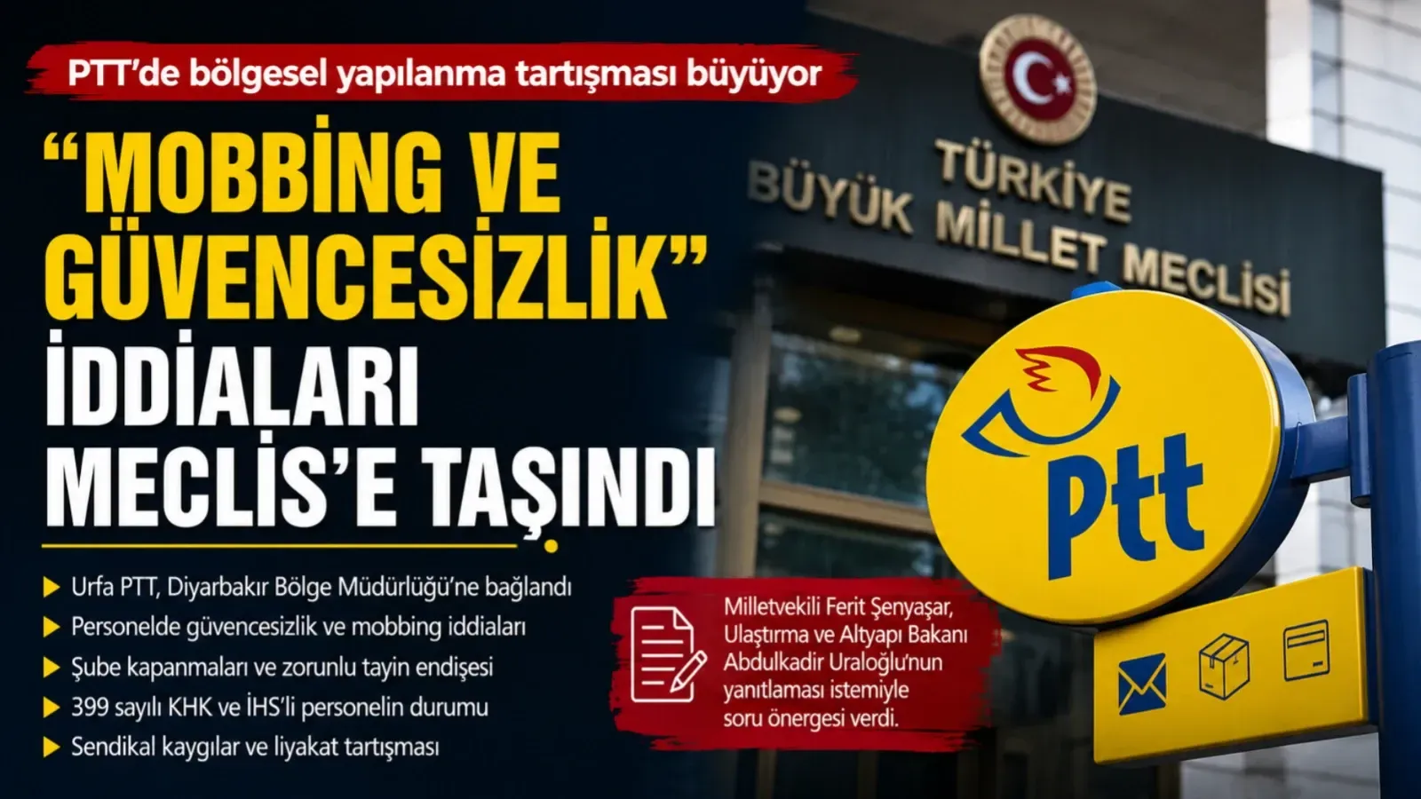 “ Mobbing ve Güvencesizlik” İddiaları Meclis’e Taşındı