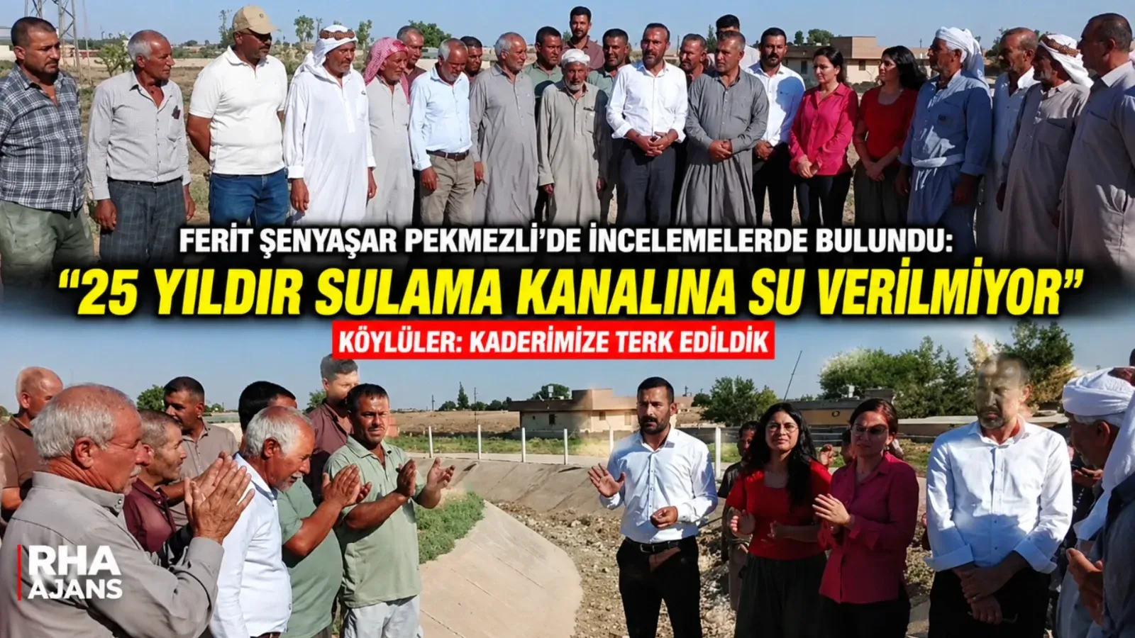 “25 Yıldır Bir Damla Su Yok” İddiası: Ferit Şenyaşar Pekmezli’de İncelemelerde Bulundu