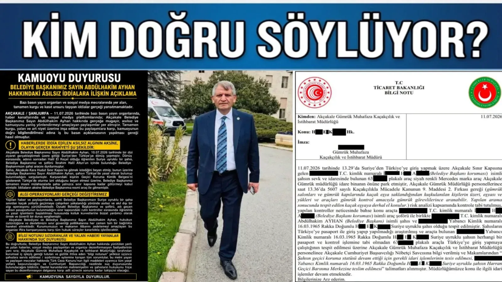 Ayhan’ın Savunması Tatmin Etmedi: Belediye Açıklaması ile Gümrük Bilgi Notu Birbirini Tutmadı