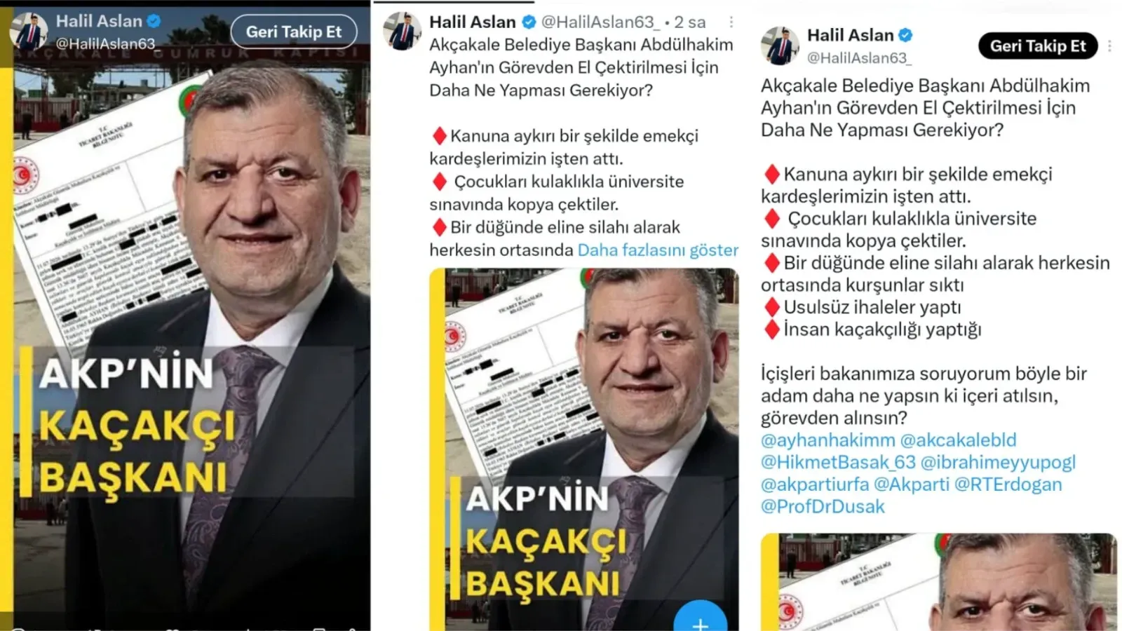 “Daha Ne Olması Gerekiyor?” Halil Aslan’dan Başkan Ayhan İçin Görevden Alma Çağrısı