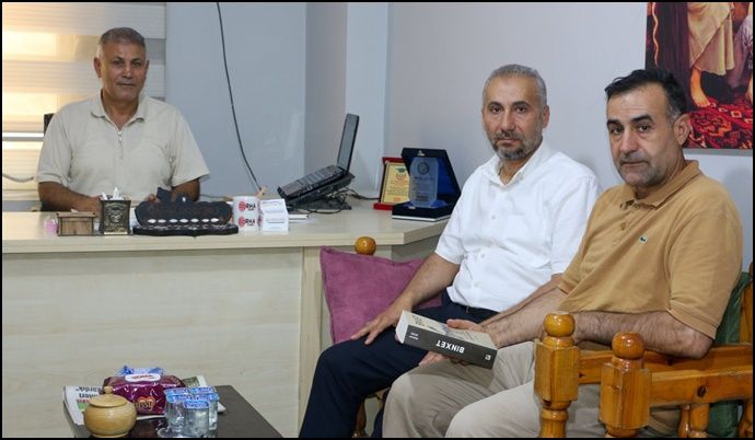 HÜDA PAR Heyetinden RHA Ajans ve Bozova’nın Sesi Gazetesi’ne Ziyaret