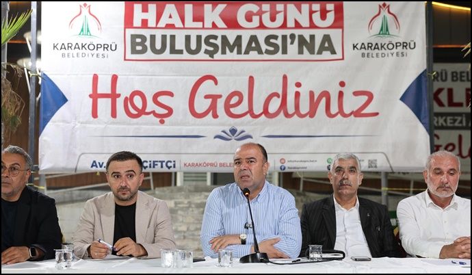 Karaköprü Belediyesi Halk Buluşmalarıyla Vatandaşın Yanında