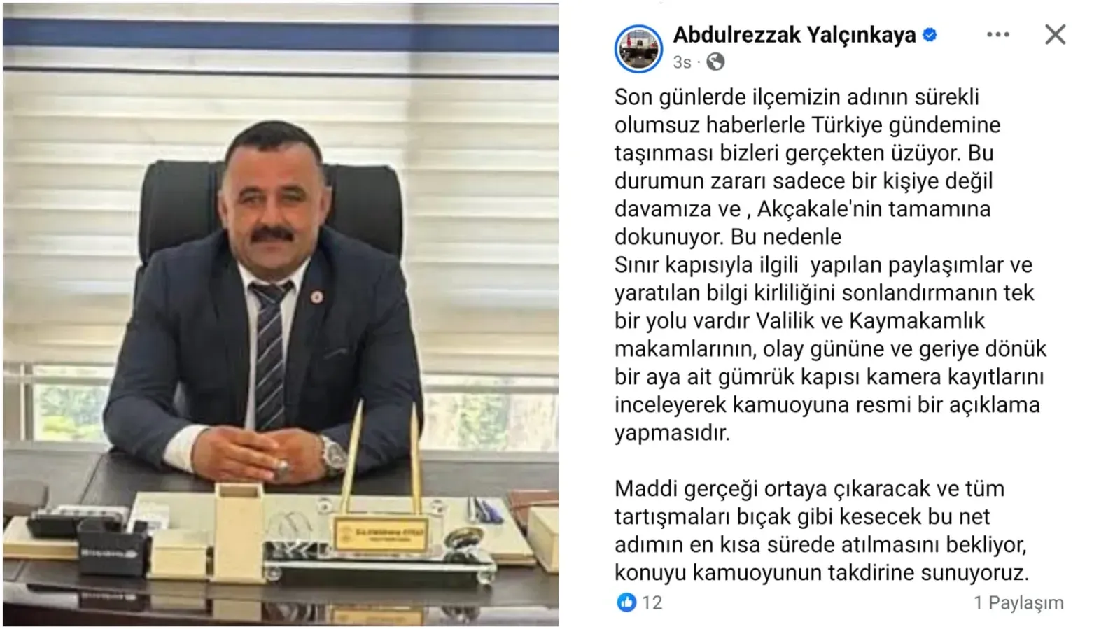 Meclis Üyesi Yalçınkaya’dan Dikkat Çeken Çıkış: “Kamera Kayıtları Açıklansın”