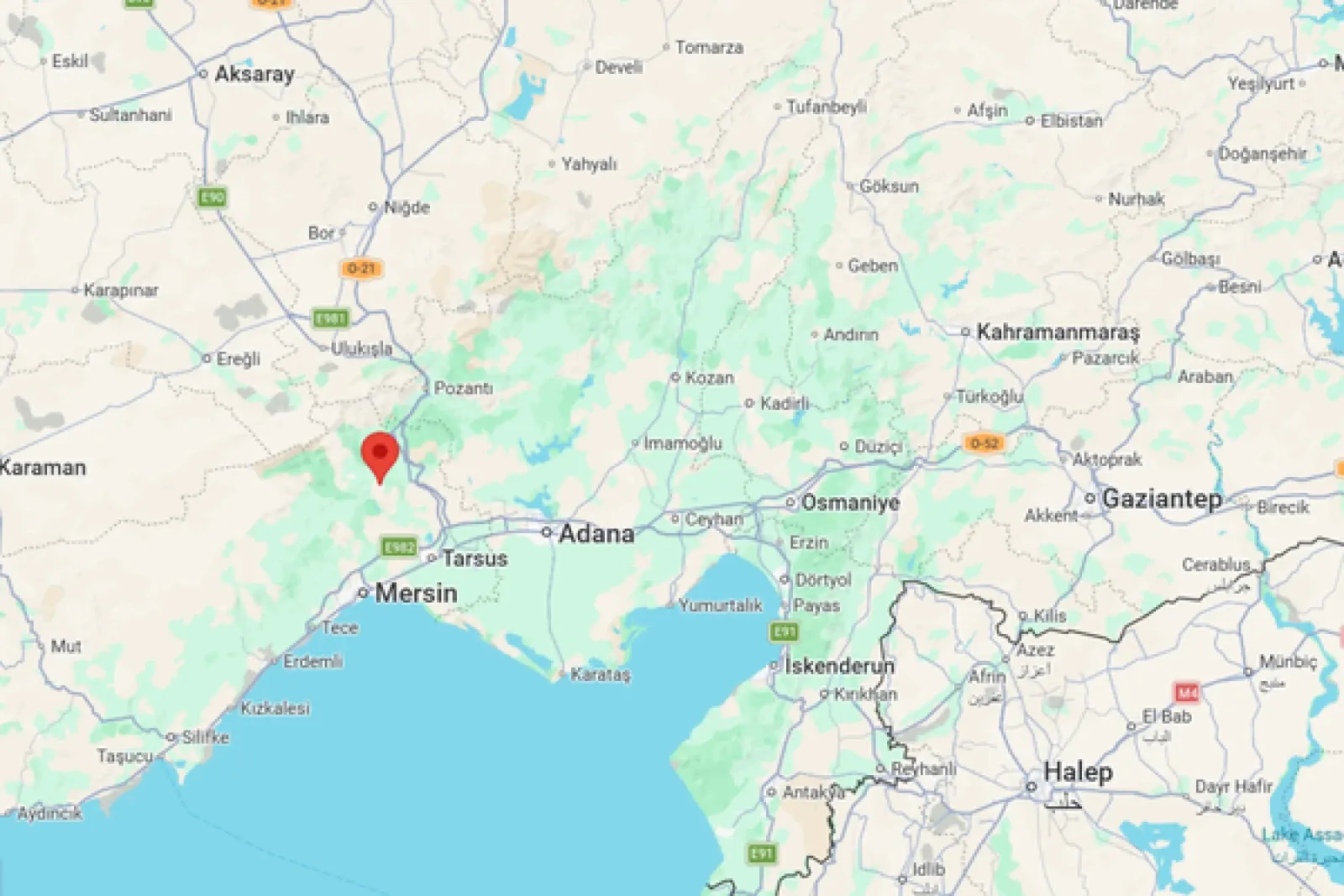Mersin’ de deprem