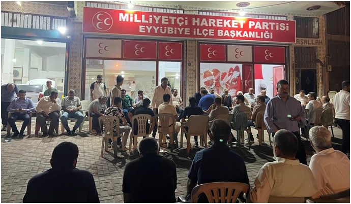 MHP Eyyübiye Teşkilatında Hareketlilik Dikkat Çekiyor