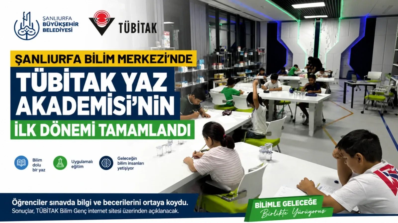 Şanlıurfa Bilim Merkezi’nde TÜBİTAK Yaz Akademisi’nin İlk Dönemi Tamamlandı
