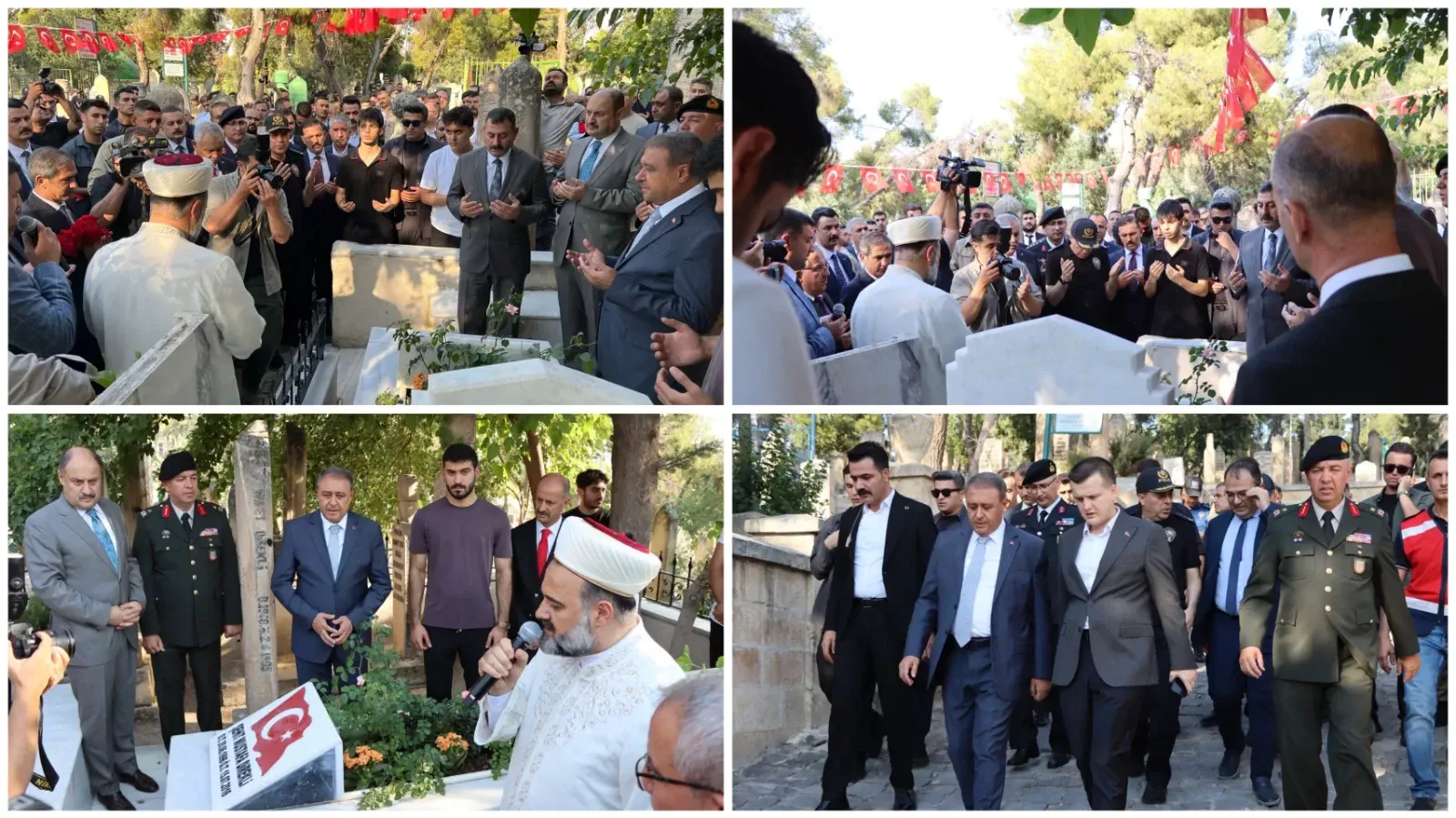Şanlıurfa’da 15 Temmuz Şehitleri Bediüzzaman Mezarlığı’nda Dualarla Anıldı