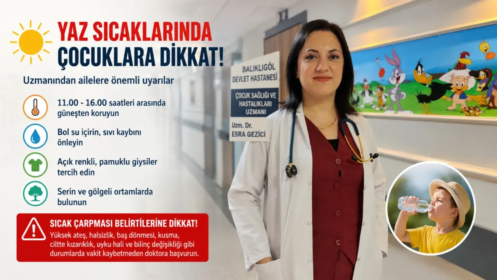 Şanlıurfa’da Kavurucu Sıcak Alarmı: Uzmandan Ailelere Hayati Uyarılar