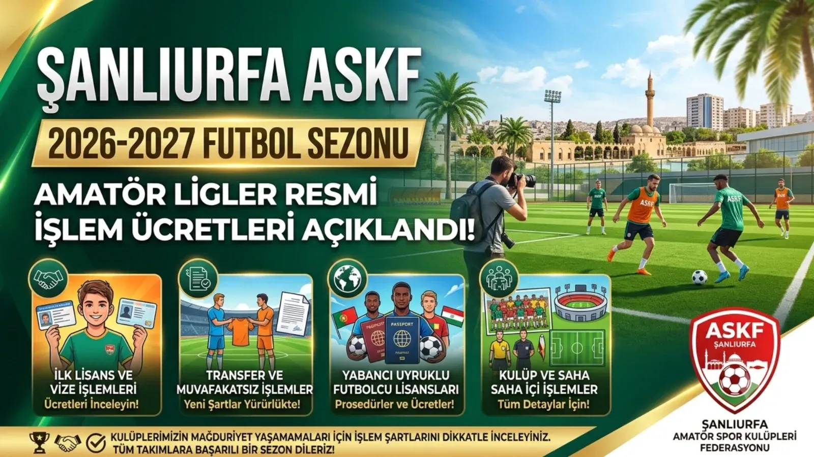 ASKF’den Amatör Kulüplere Yeni Sezon Duyurusu