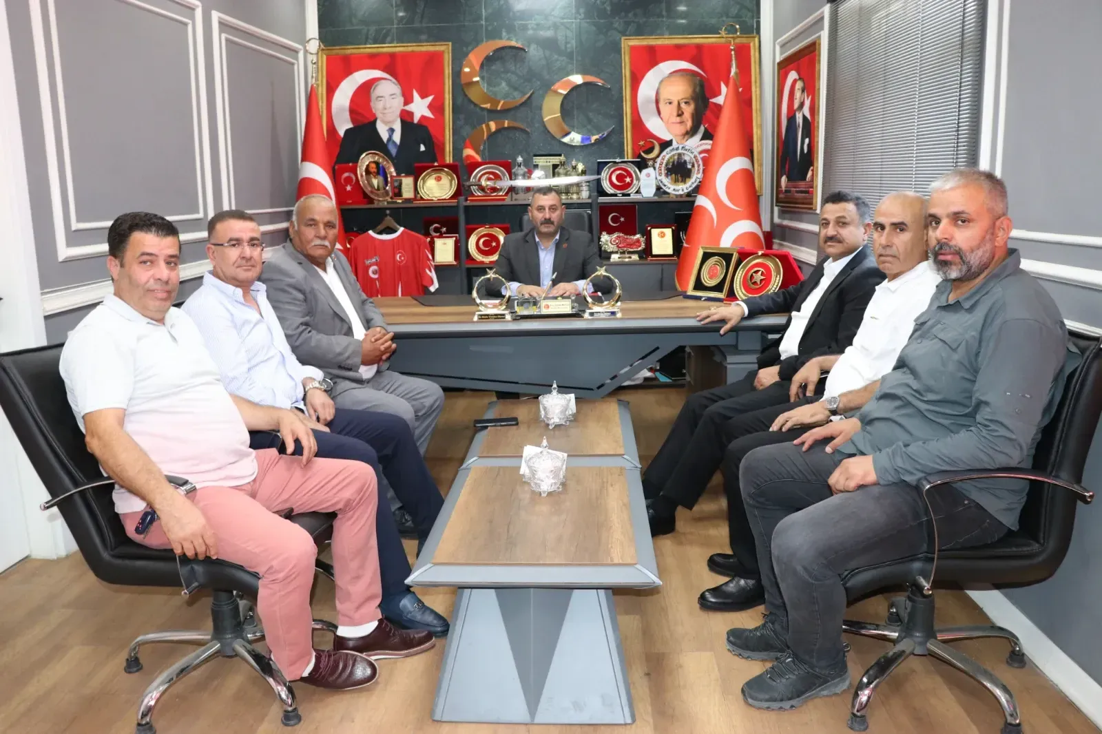 Hikmet Başak’tan MHP Şanlıurfa İl Başkanı Osman Mutlu’ya Ziyaret