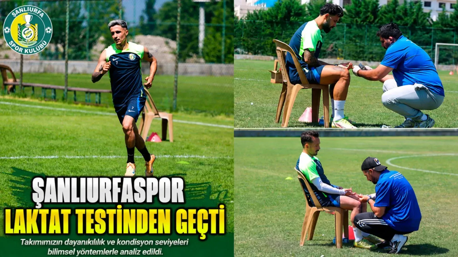 Şanlıurfasporlu Futbolcular Laktat Testinden Geçti