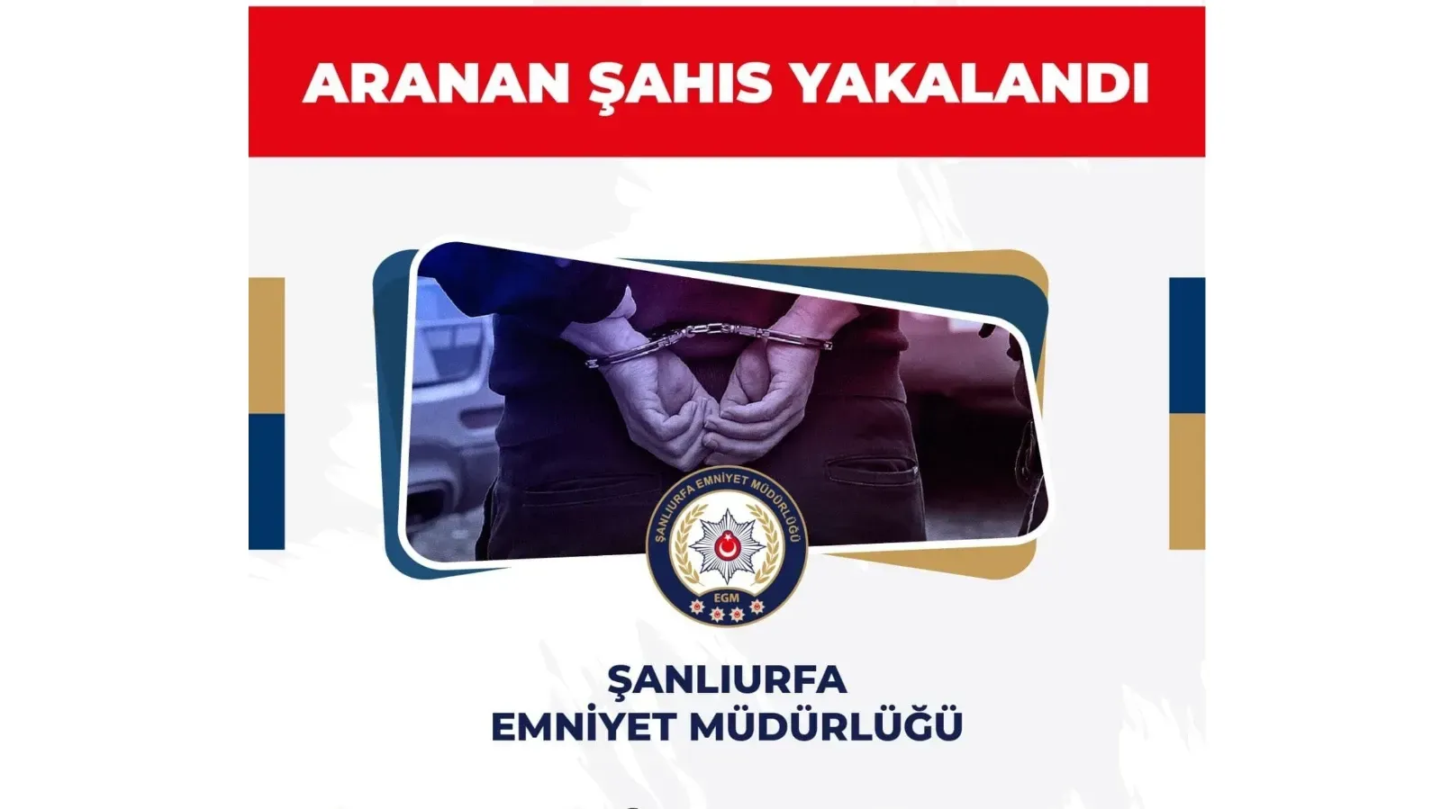 Viranşehir’de 12 Yıl 6 Ay Hapis Cezası Bulunan Hükümlü Yakalandı
