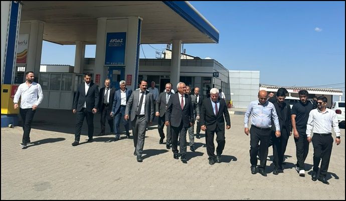 DSP Genel Başkanı Önder Aksakal Suruç’ta Mahalle Ziyaretlerinde Bulundu