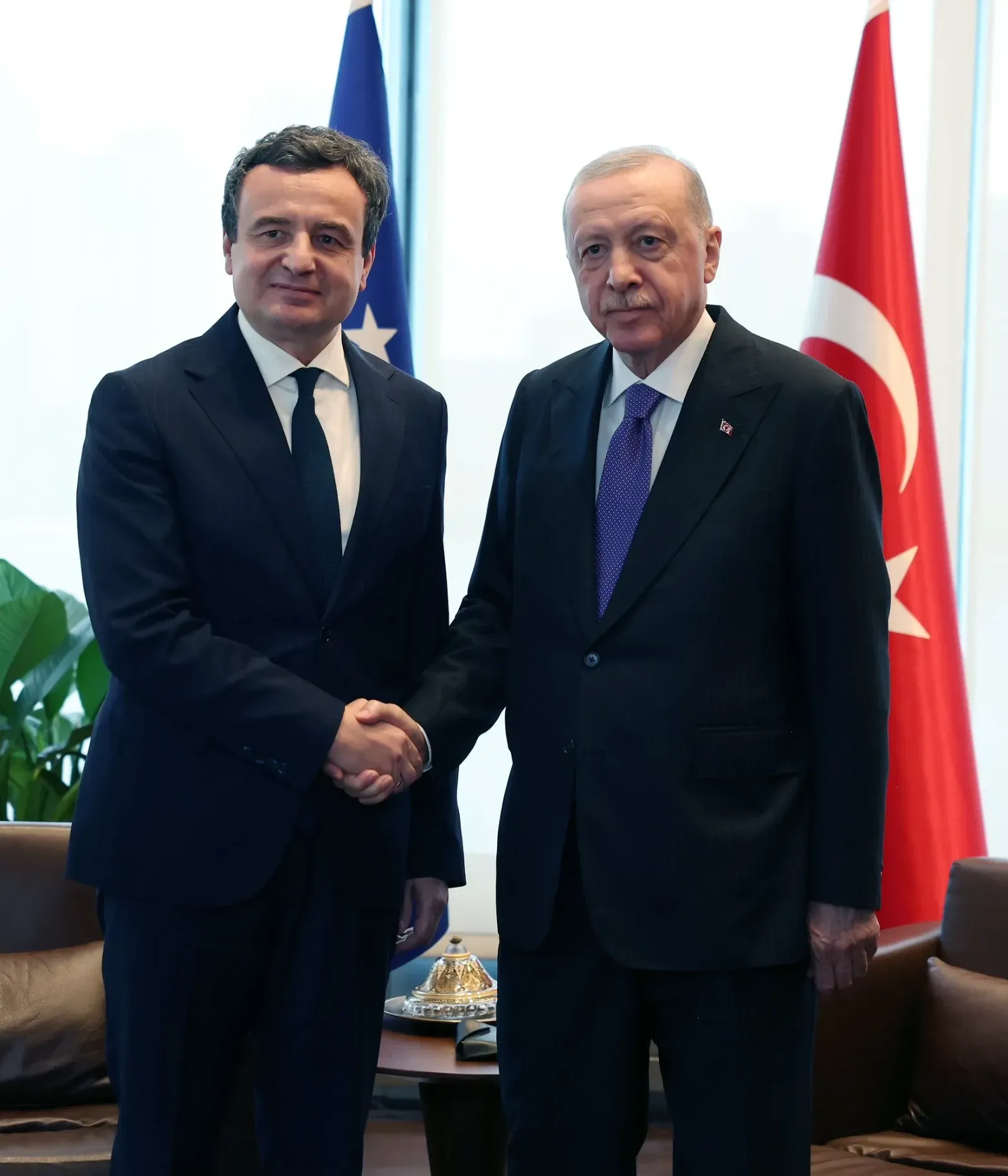 Erdoğan, Kosova Başbakanı Kurti ile görüştü
