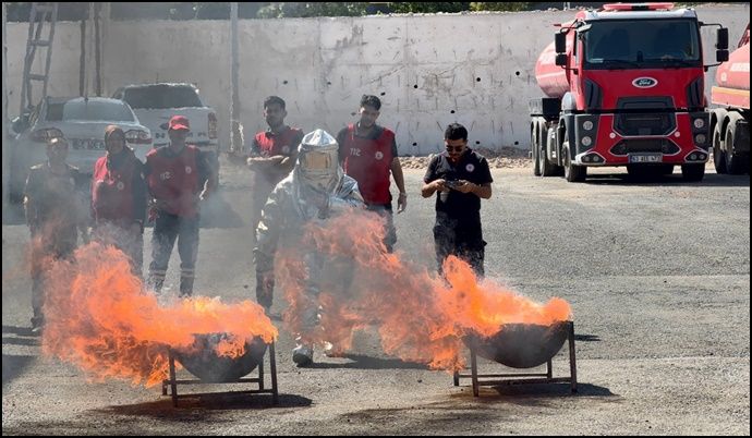 GERÇEĞİ ARATMAYAN TATBİKATLARLA ZORLU ŞARTLARA HAZIRLANDILAR!
