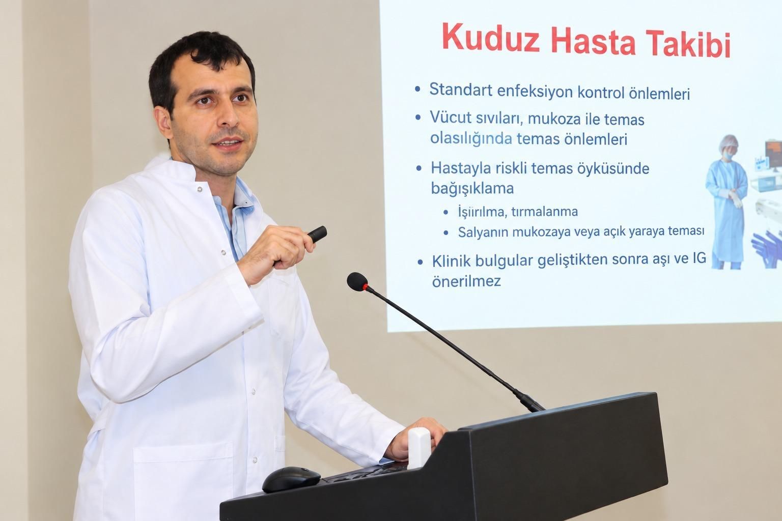 HRÜ Hastanesi’nde kuduz farkındalığı eğitimi