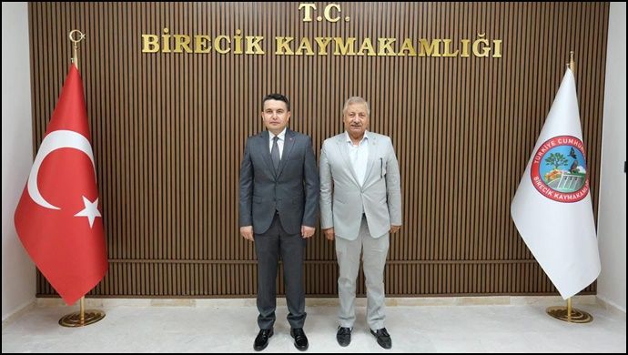Pınarbaşı’dan Kaymakam Şahin’e yeni Hükümet Konağı ziyareti