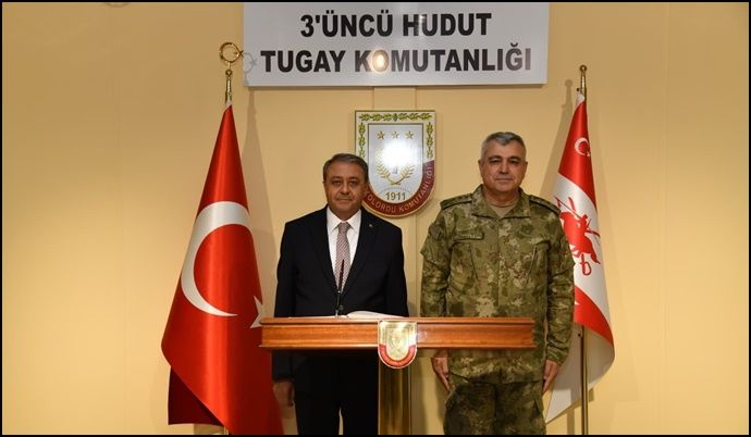 Şanlıurfa Valisi Şıldak’tan 3’üncü Hudut Tugay Komutanı Altınordu’ya İade-i Ziyaret
