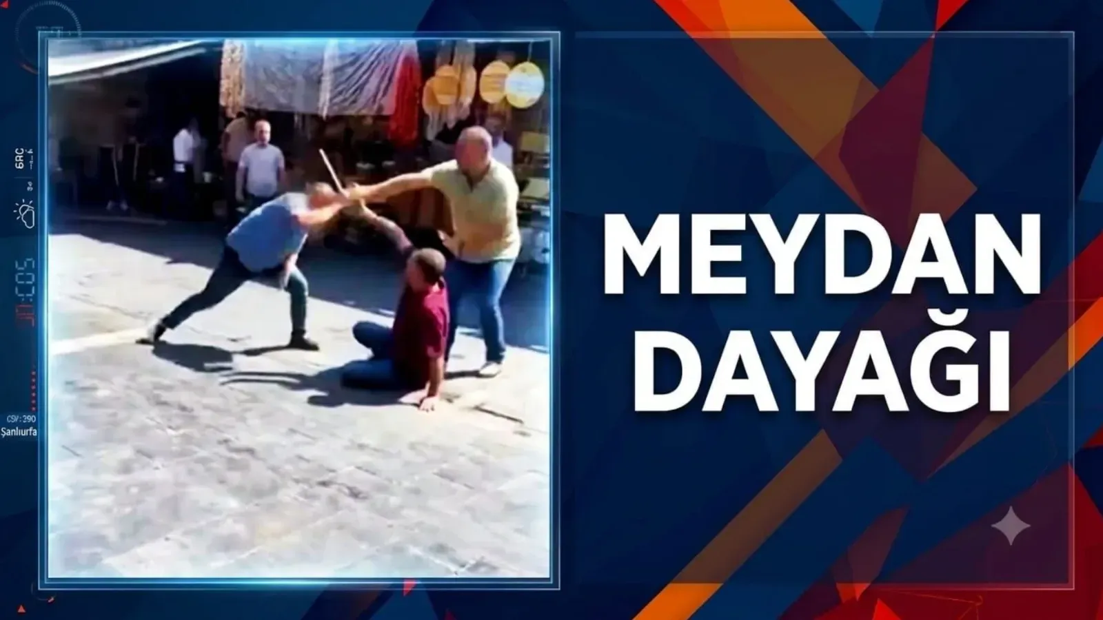 Şanlıurfa’da Çarşı Ortasında Sopalı Saldırıda Şüpheli Tutuklandı