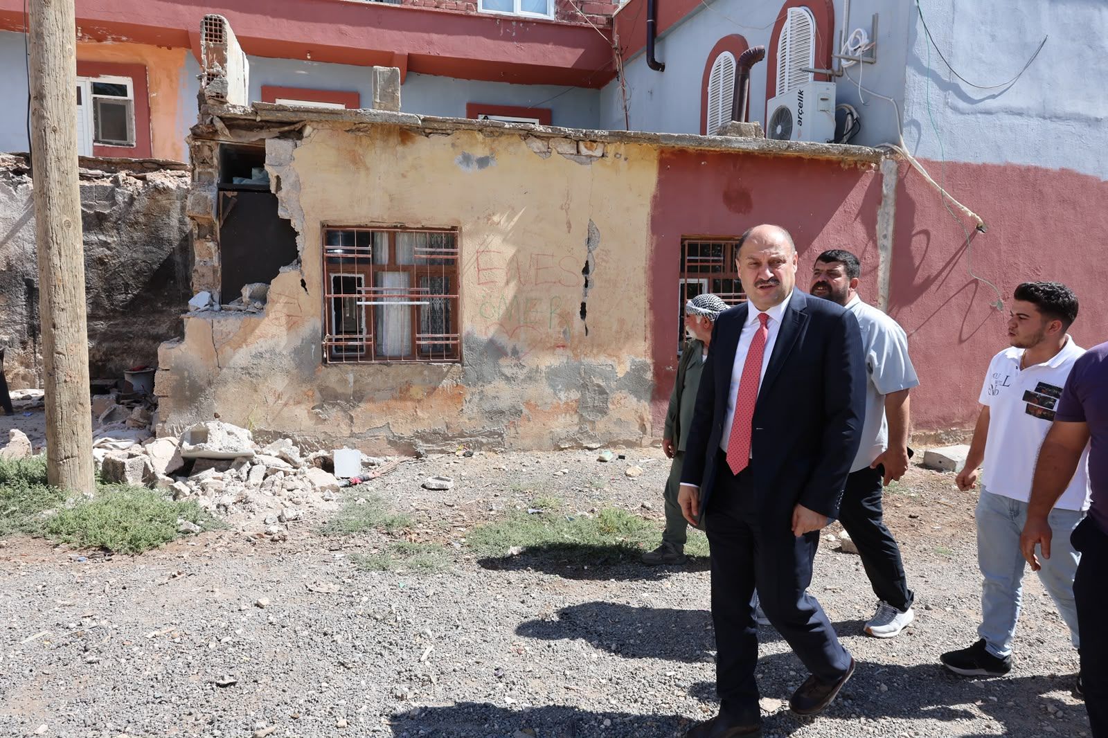 Şanlıurfa’da Deprem Sonrası Gülpınar Pınarbaşı Mahallesi’nde