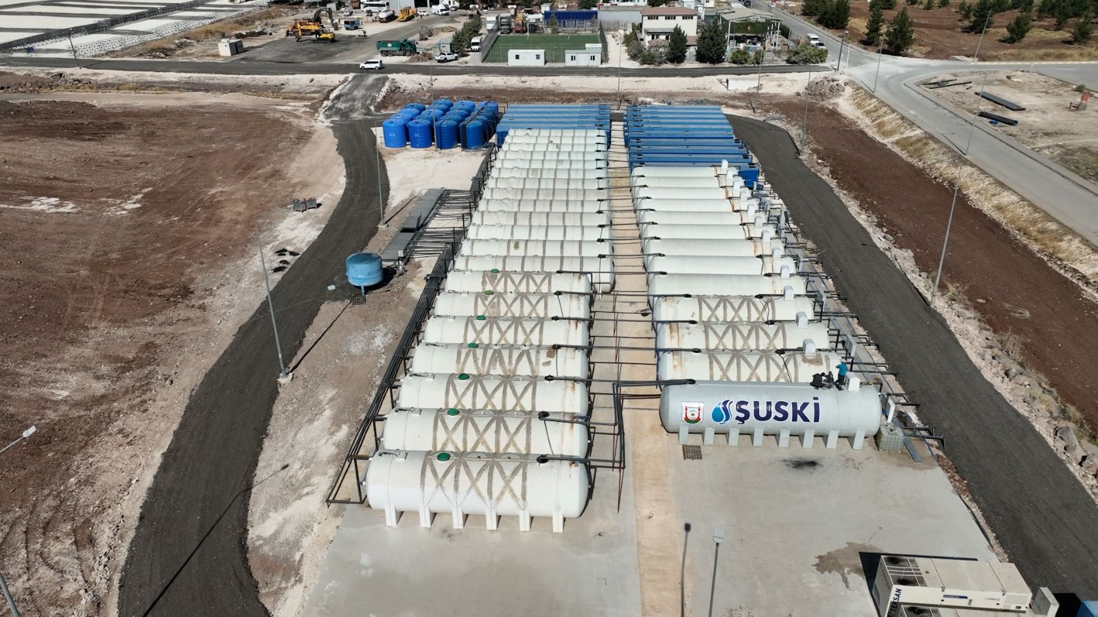 Şanlıurfa’da TEKNOFEST alanına yeni su hattı ve depolar kazandırıldı