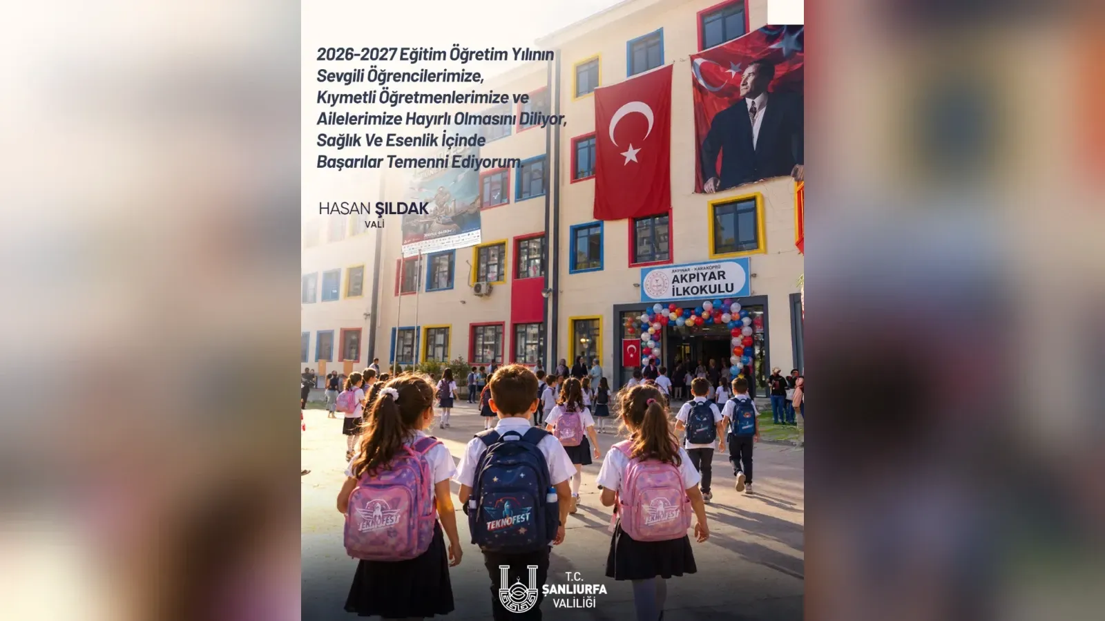 Vali Şıldak’tan Yeni Eğitim Öğretim Yılı Mesajı