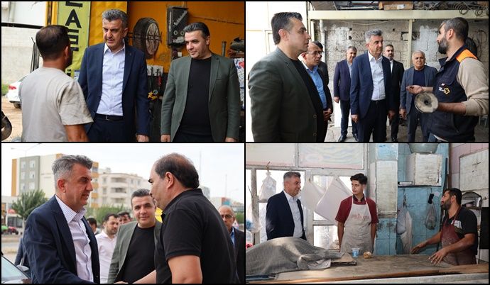 AK Parti Şanlıurfa İl Başkanı Günbegi, Bozova’da Sanayi Esnafıyla Buluştu