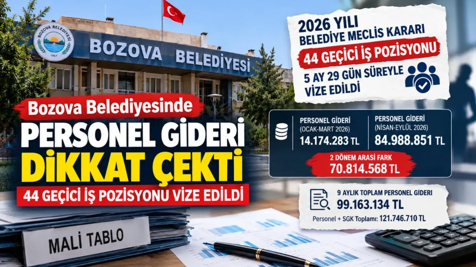 Bozova Belediyesinde Personel Gideri 6 Kat Arttı