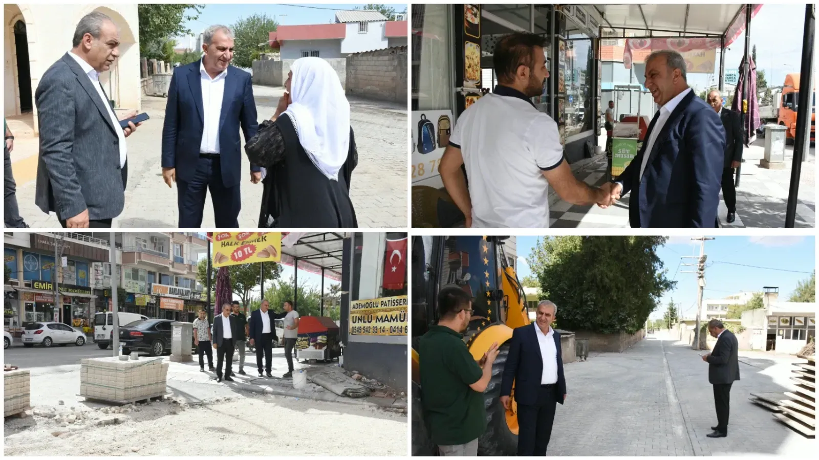 EŞBAŞKAN SERHAN PAYDAŞ, YOL VE ÇEVRE DÜZENLEME ÇALIŞMALARINI YERİNDE İNCELEDİ