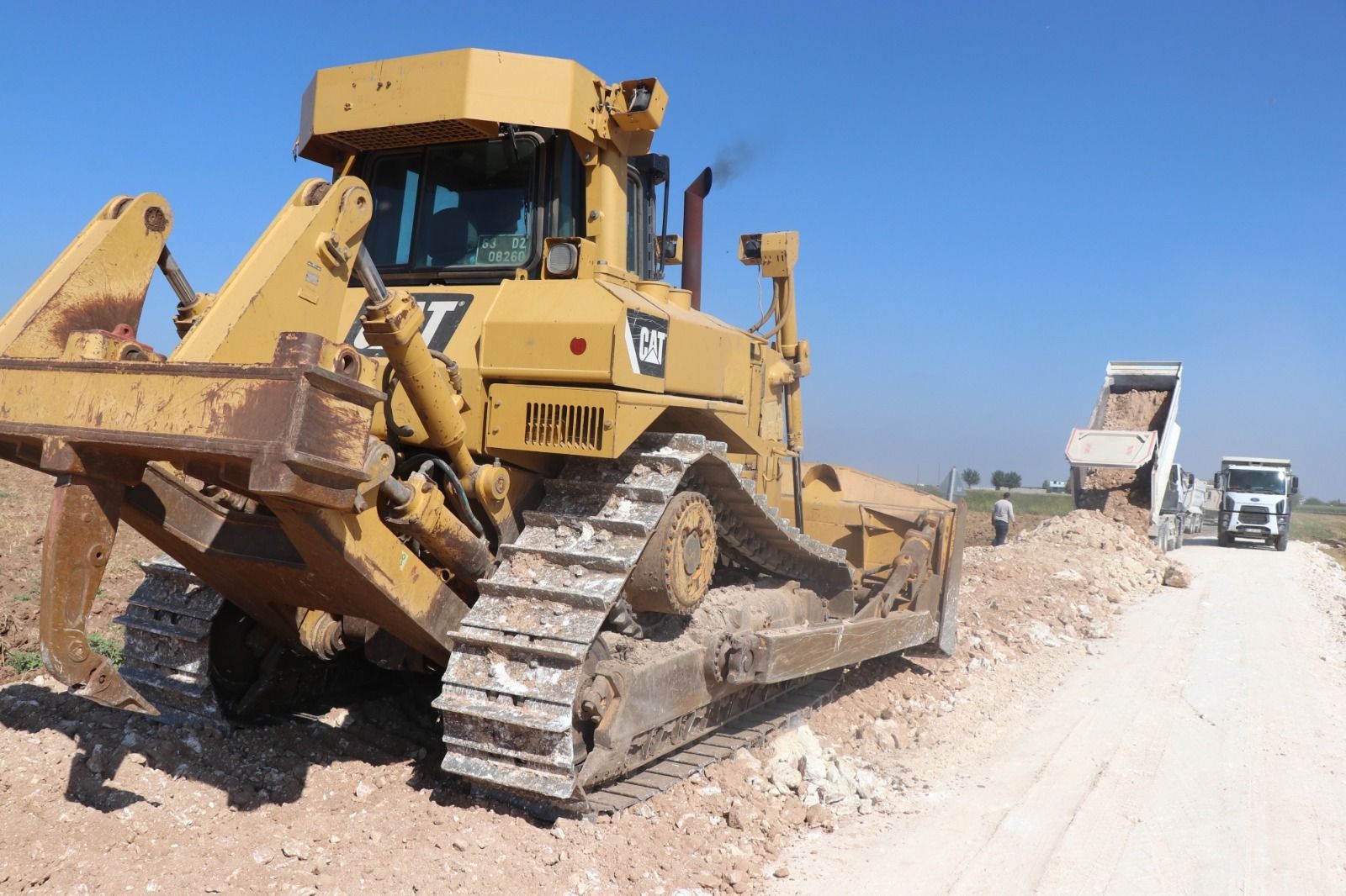 Harran’da 10 Kilometrelik Grup Yolunda Ulaşım Seferberliği